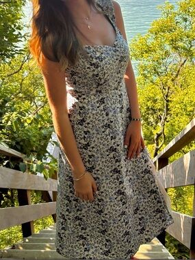 Francesca's Collections | Dresses | Francesca Black And Gold Floral Dress |  Poshmark